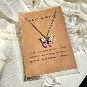 🦋For Butterfly Lovers boho adjustable dreamy necklace w prairie country vibe